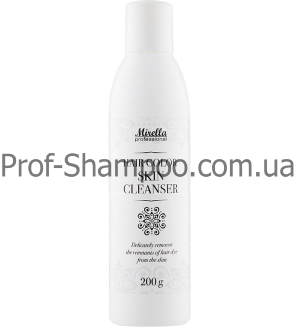 Засіб для видалення фарби зі шкіри голови Mirella Professional Hair Color Skin Cleanser, 200 г Mirella Professional — смивка фарби зі шкіри голови 200 мл