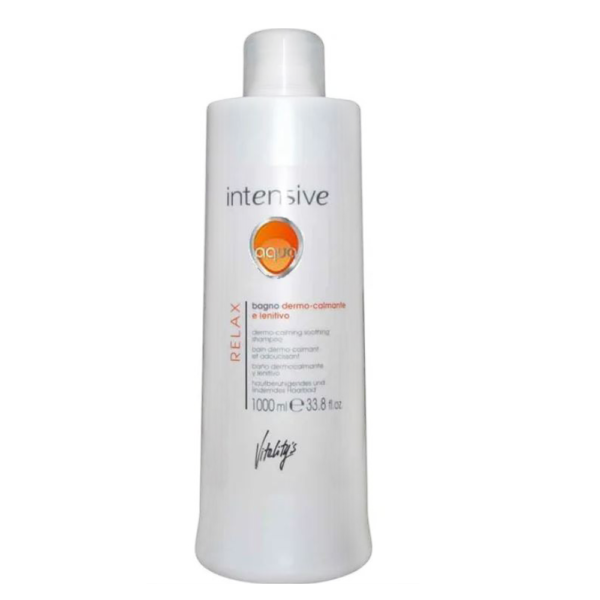 Vitality’s Intensive Aqua Relax Шампунь заспокійливий Vitality’s Intensive Aqua Relax Шампунь заспокійливий — чутлива шкіра 1000 мл