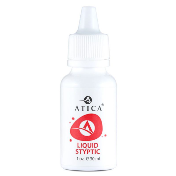 Рідина кровозупинна - Liquid Styptic 30ml Засіб для обробки кутикули Atica 30 мл