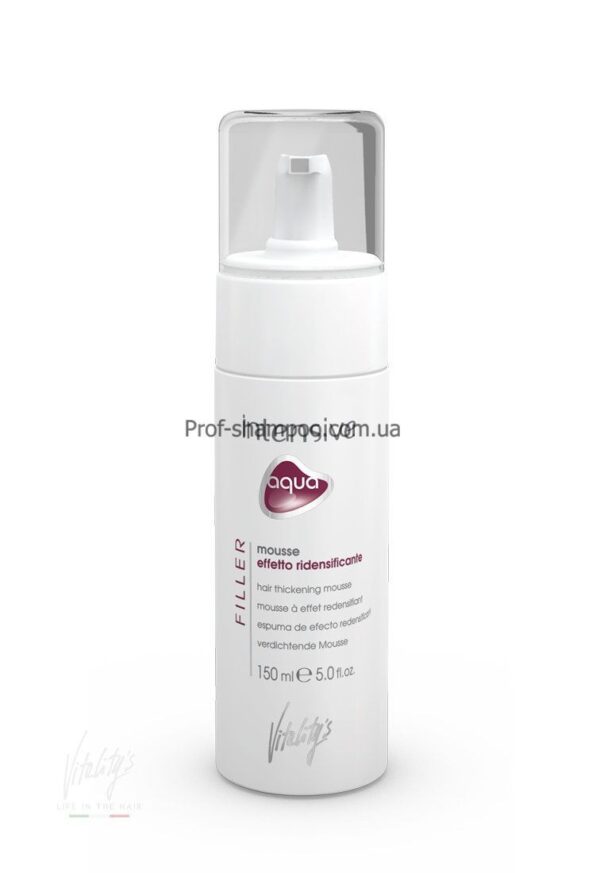 Mus-doglyad_dlya_ushchilnennya_volossya_150ml_b69 (1) Vitality’s AquaFiller мус для ущільнення тонкого волосся 150 мл