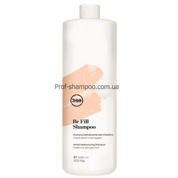Kaaral 360 Be Fill Shampoo 1000 мл — відновлення з кератином