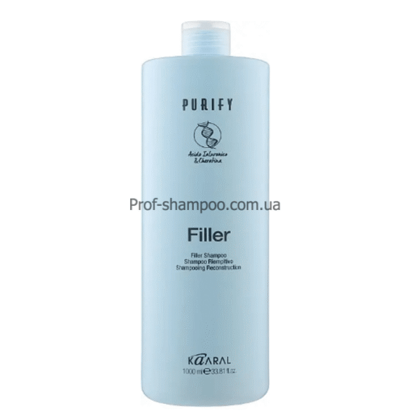 Kaaral Филлер Шампунь с кератином и гиалуроновой кислотой 1000 vk Kaaral Filler Shampoo 1000 мл з кератином і гіалуроновою кислотою