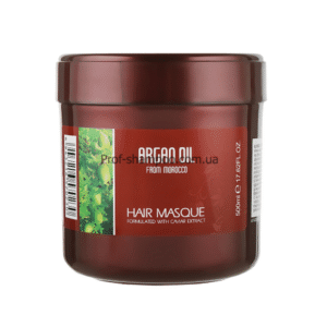 Маска для волос с экстрактом икры Bingo Hair Cosmetic Argan Oil 500 мл Bingo Morocco Argan Oil Hair Mask — маска для волосся з екстрактом ікри 500 мл