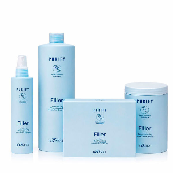 Kaaral Purify Filler набір для відновлення волосся шампунь маска спрей ампули