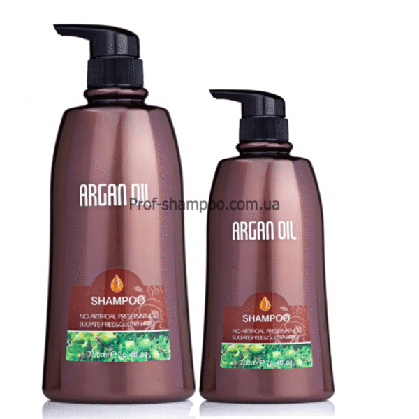 Bingo Argan Oil — безсульфатний шампунь з аргановою олією, 350/750 мл