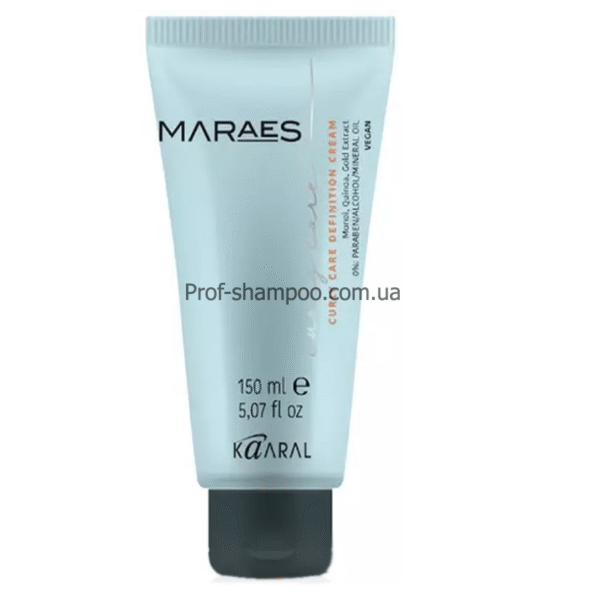 Kaaral Maraes крем для кучерявого волосся з кіноа та екстрактом золота Kaaral Maraes Curl Cream 150 мл крем для кучерявого волосся з кіноа та золотом для пружності й блиску локонів