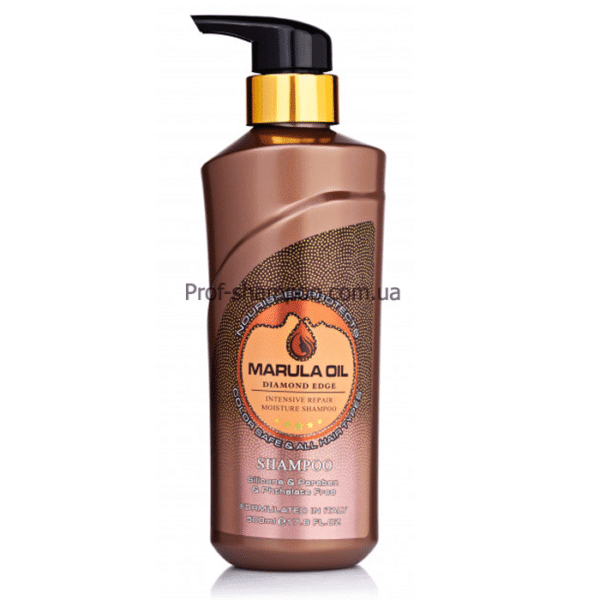Шампунь для поврежденных волос с маслом марулы 500 мл, Marula oil Bingo Marula Oil Shampoo 500 мл для пошкодженого волосся