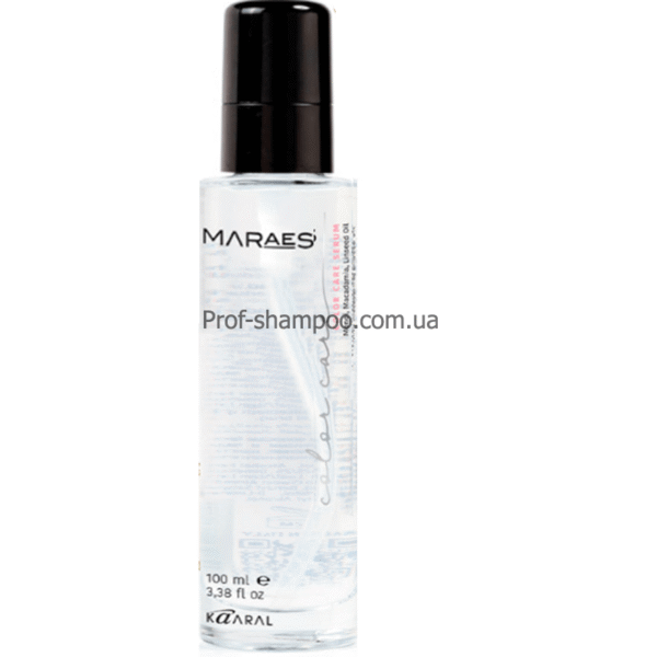 сыворотка для окрашенных волос с маслом макадамии и льняным маслом, Kaaral Maraes Color Care Kaaral Maraes Color Lotion 12×10 мл лосьйон для фарбованого волосся для захисту кольору та блиску