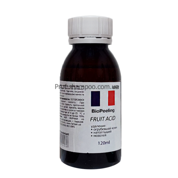 биопедикюр алое вера кислота для педикюра Биогель для педикюра BioPeeling Fruit Acid 120 мл