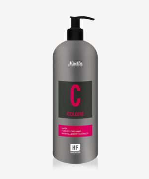 product-colore-mask-1000-1 (1) Mirella Professional Hair Factor C Colore маска для фарбованого волосся 1000 мл з екстрактом чорниці для захисту кольору та живлення
