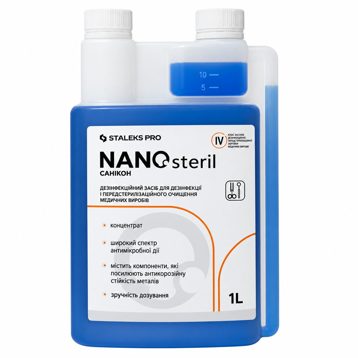 дезінфікуючий засіб NANOsteril STALEKS PRO 1000 мл