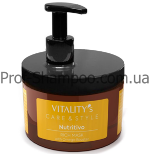 VITALITY'S Care & Style Nutritivo Rich Mask - Маска для сухого та дуже чутливого волосся Vitality’s C&S Rich Mask Маска для сухого та чутливого волосся — живлення 450 мл