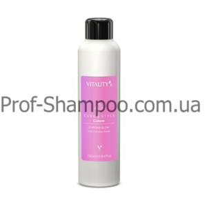 Vitality's Chrom Blow Легкий спрей-блеск для окрашенных волос 250 мл 28522 Vitality’s Chrom Blow — легкий спрей-блиск для фарбованого волосся 250 мл