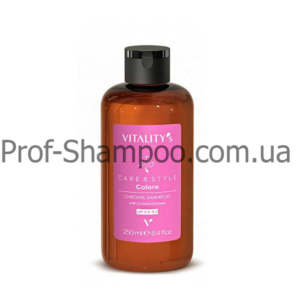 Vitality's Colore Shampoo Шампунь для фарбованого волосся 250 мл Vitality’s Rich Shampoo C&S Colore — шампунь для фарбованого волосся 250 мл