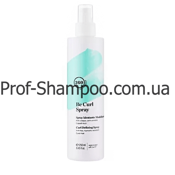 Спрей для укладання кучерявого волосся з анти-фриз ефектом Kaaral 360 Be Curl Defining Spray, 250 ml Kaaral 360 Be Curl 250 мл спрей для укладання хвилястого та кучерявого волосся