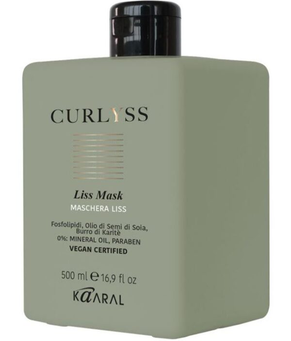 Kaaral CL7 Curlyss Liss Mask (Разглаживающая маска для волос) Маска для розгладження волосся Kaaral Curlyss Liss Mask CL7, 500 мл
