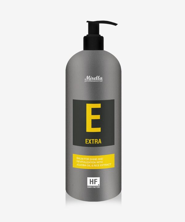 Mirella Professional Hair Factor Extra Balm — бальзам для блиску та відновлення волосся з маслом жожоба й екстрактом рису 1000 мл
