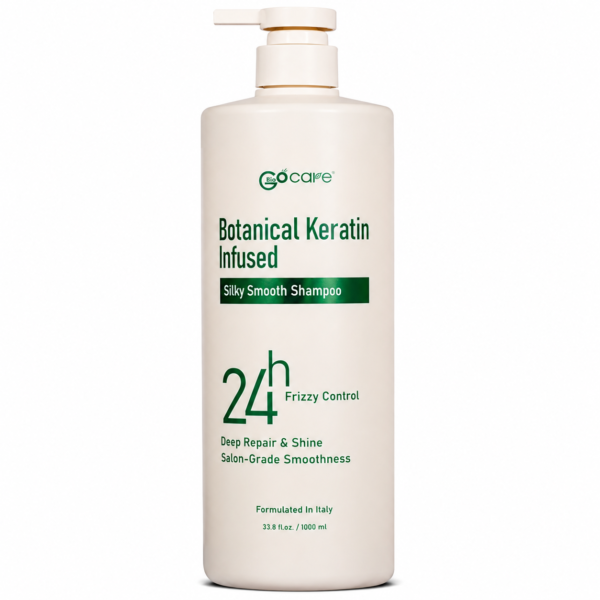 clever-hair-cosmetics-gocare-silky-smooth-shampoo-1000-ml Шампунь Clever Hair Cosmetics GoCare Silky Smooth з ботанічним кератином 1000 мл